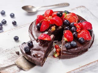 Gaštanová torta s čokoládou