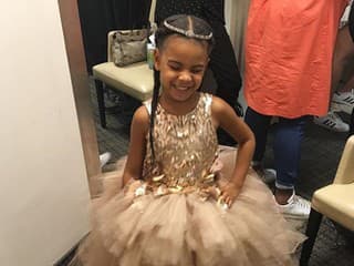 Malá Blue Ivy slávnej