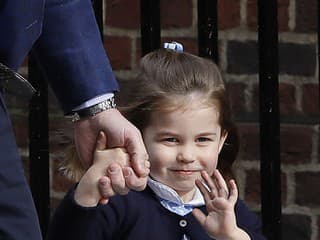Malá princezná Charlotte oslávila