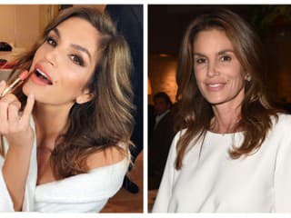 Modelka Cindy Crawford pri