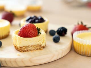 Upečte si minicheesecake