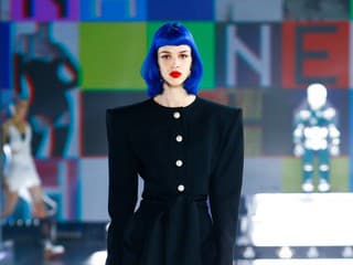 Katarína počas fashion show