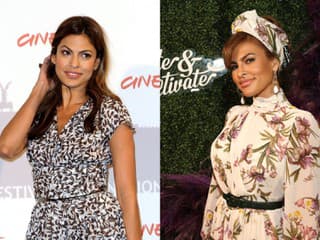 Herečka Eva Mendes vyzerá