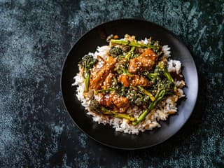 Hovädzie teriyaki s ryžou