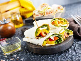 Vegetariánska tortilla s pečeným