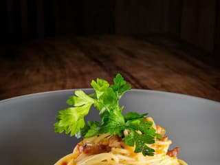 Klasické špagety carbonara v