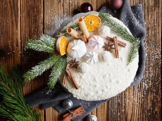 Vianočná šľahačková torta, ktorú