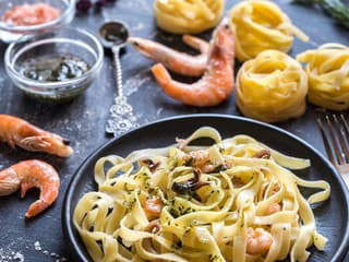 Tagliatelle s morskými plodmi