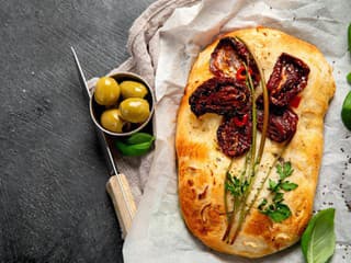 Domáce focaccia so sušenými
