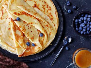 Palacinky so slaným karamelom