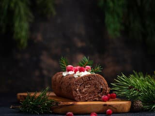 Čokoládovo-škoricová roláda s mascarpone