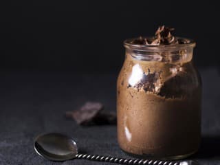 Čokoládový mousse so slaným