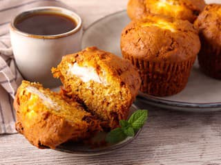 Domáce tvarohové muffiny s