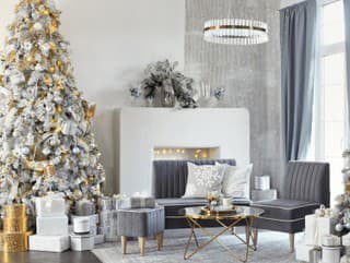 Two large designer snow