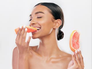 Eating, grapefruit and Indian