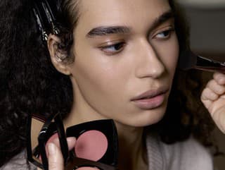 Beauty backstage z prehliadky