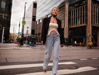 Beautiful and stylish young