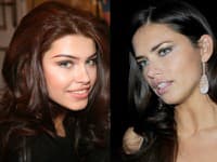 Miss Press Karolína Chromisteková (vľavo) a svetoznáma topmodelka Adriana Lima (vpravo) 