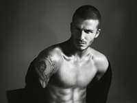 David Beckham v spodnej bielizni Giorgio Armani. 