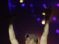 Enrique Iglesias si užíval celý koncert.
