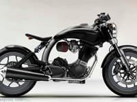 Model Spud v čiernej farbe od spoločnosti Mac Motocycles.