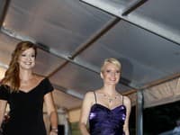 Jarmila Lajčáková-Hargašová i Aneta Dočekalová predvádzali s úsmevom.