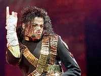 Michael Jackson počas vystúpenia.