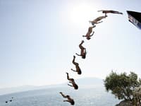 Red Bull Cliff Diving.