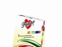 Pánske kondómy z prírodného latexu s rezervoárom. Balenie obsahuje čierny, žltý a modrý kondóm.Ľahká vanilková aróma prekrývajúca prirodzenú arómu latexu. Šírka 53 mm. Vlhčené silikónovým olejom. 100 % elektronicky testované. Určené iba pre jedno použitie. 3 ks v krabičke. 

