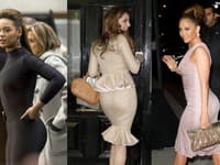 Beyonce Knowles, Kelly Brook a Jennifer Lopez.
