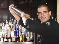 Lahodný miešaný drink Mary Pickford. 