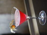 Lahodný miešaný drink Mary Pickford. 