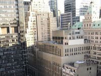 New York a jeho štvrť Manhattan.