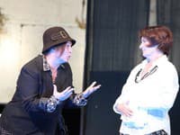 Tatiana Kulíšková a Eva Matejková v inscenácii Mikve.