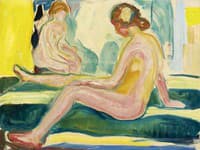 Edvard Munch - Seated Female Nudes.