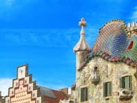 Casa Battló v centre Barcelony.