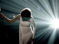 Whitney Houston získala na na odovzdávaní American Music Awards cenu za medzinárodné zásluhy v oblasti hudby a dobročinnosti. 