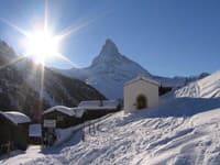 Svahy strediska Zermatt.
