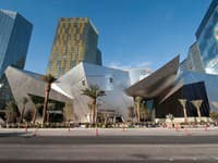 Novovybudovaný komplex Crystals v centre Las Vegas.