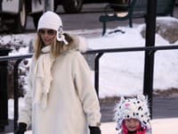 Heidi Klum s dcérou v Aspene.