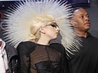 Lady Gaga na veľtrhu CES 2010 v Las Vegas.