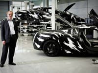 McLaren MP4-12C počas testov. 