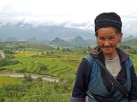 Miestna obyvateľka Sapa, Vietnam.