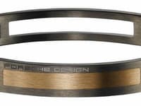 Porsche Design: náramok, titán/ 18 ct ružové zlato.