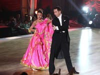 Nela Pocisková účinkujúca v Let's Dance.