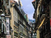 Malebné mesto San Sebastian na severe Španielska