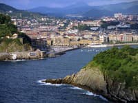 Malebné mesto San Sebastian na severe Španielska