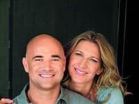 Bývalé tenisové špičky André Agassi a Stefi Grafová. 