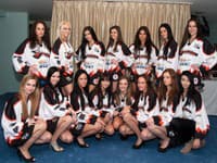 Finalistky súťaže Miss Hockey