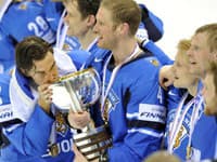 Oslavy fínskych hokejistov